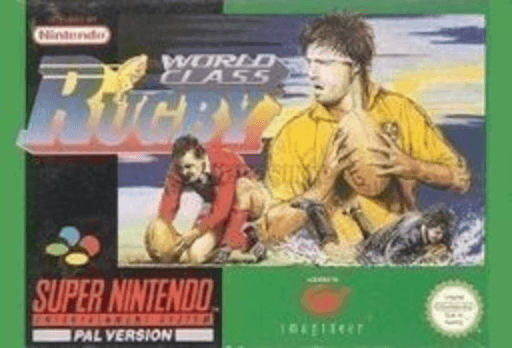 World Class Rugby box art for Super Famicom